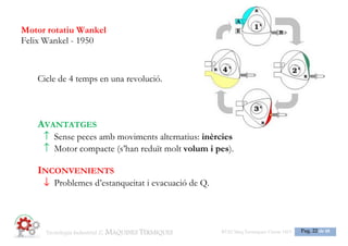 Tecnologia 3: MOTORS ESO3 Maq Termiques Classe
1516ESO3 Maq Termiques Classe 1516
Pag. 21 de 25
MOTOR DE DOS TEMPS
 