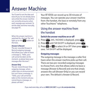 Bt Xd56 Digital Cordless Phone User Guide Bt Xd56 Digital Cordless Phone User Guide
