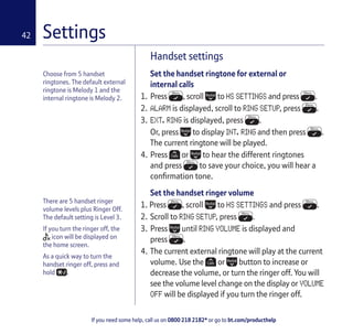 Bt Xd56 Digital Cordless Phone User Guide
