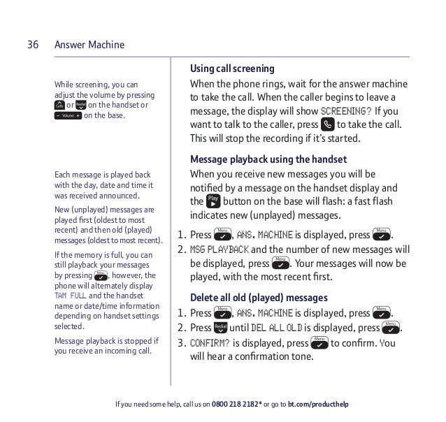 Bt Xd56 Digital Cordless Phone User Guide Bt Xd56 Digital Cordless Phone User Guide