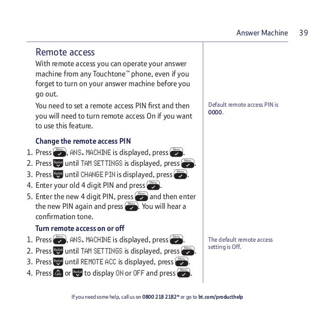 Bt Xd56 Digital Cordless Phone User Guide Bt Xd56 Digital Cordless Phone User Guide