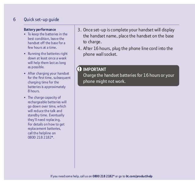 Bt Xd56 Digital Cordless Phone User Guide Bt Xd56 Digital Cordless Phone User Guide