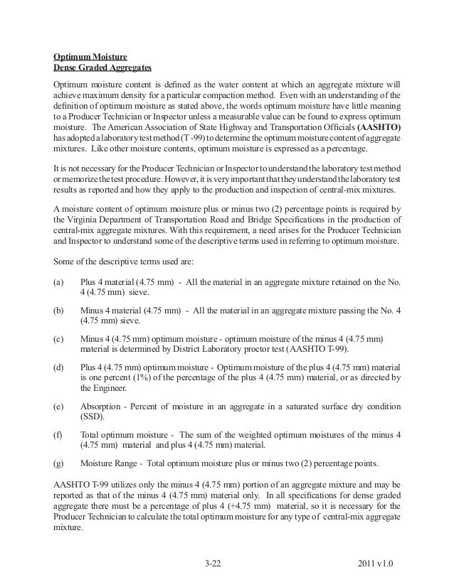 sampling and testing of aggregates