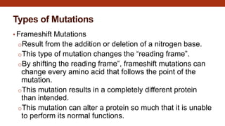 BU5.4 DNA (Gene) Mutations | PPTX