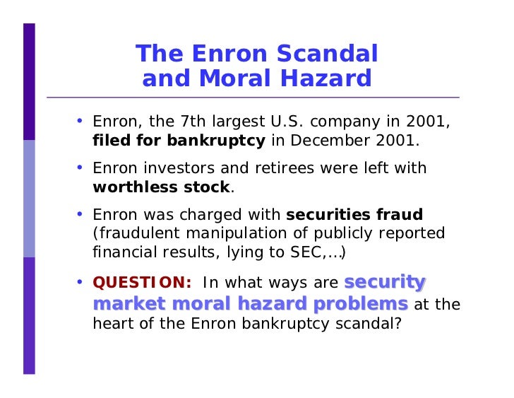 Enron scandal essay