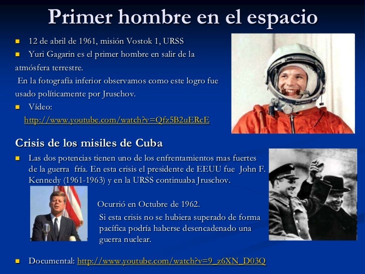 Carrera espacial y Guerra Fría