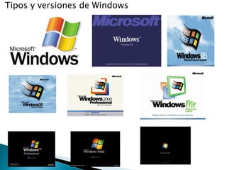 Tipos y versiones de Windows

 