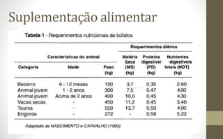 Suplementação alimentar
 