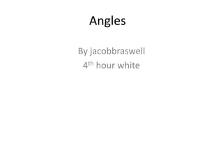 Angles By jacobbraswell4th hour white