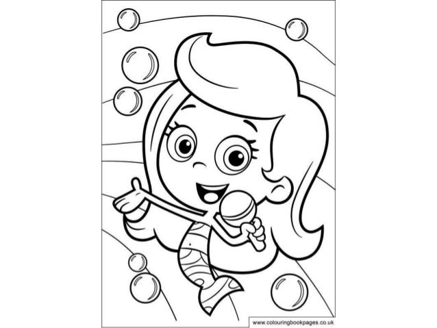 Bubble Guppies Colouring Pages And Kids Colouring Activities