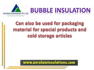 Bubble Insulation Sheet Manufacturer