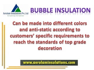 Bubble Insulation Sheet Manufacturer