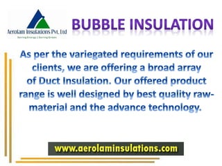 Bubble Insulation Sheet Manufacturer