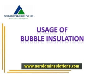 Bubble Insulation Sheet Manufacturer