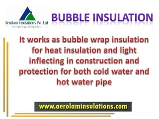 Bubble Insulation Sheet Manufacturer