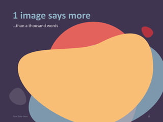 1 image says more
…than a thousand words
Your Date Here Your Footer Here 14
 