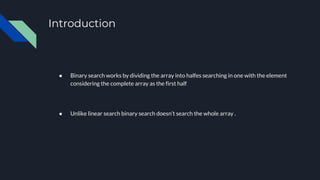 binary search | PPT