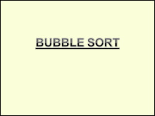 Exchange/Bubble Sort:
It uses simple algorithm. It sorts by comparing each pair
of adjacent items and swapping them in the...