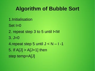 Bubble sort | PPT