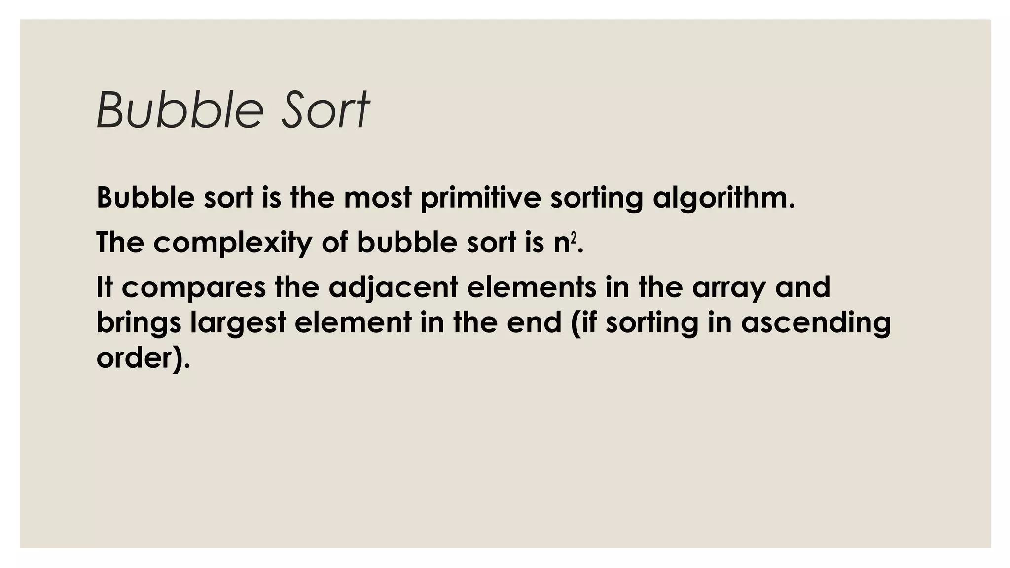 Bubble sort | PPT