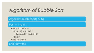 Bubble sort | PPT