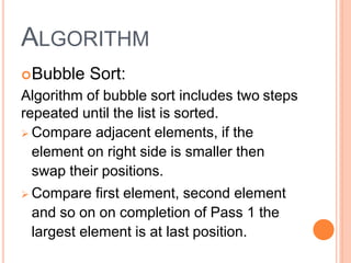 Sorting and Its Types | PPT