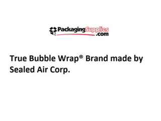 Bubble wrap for sale