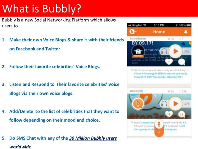 bubbly an overview ppt