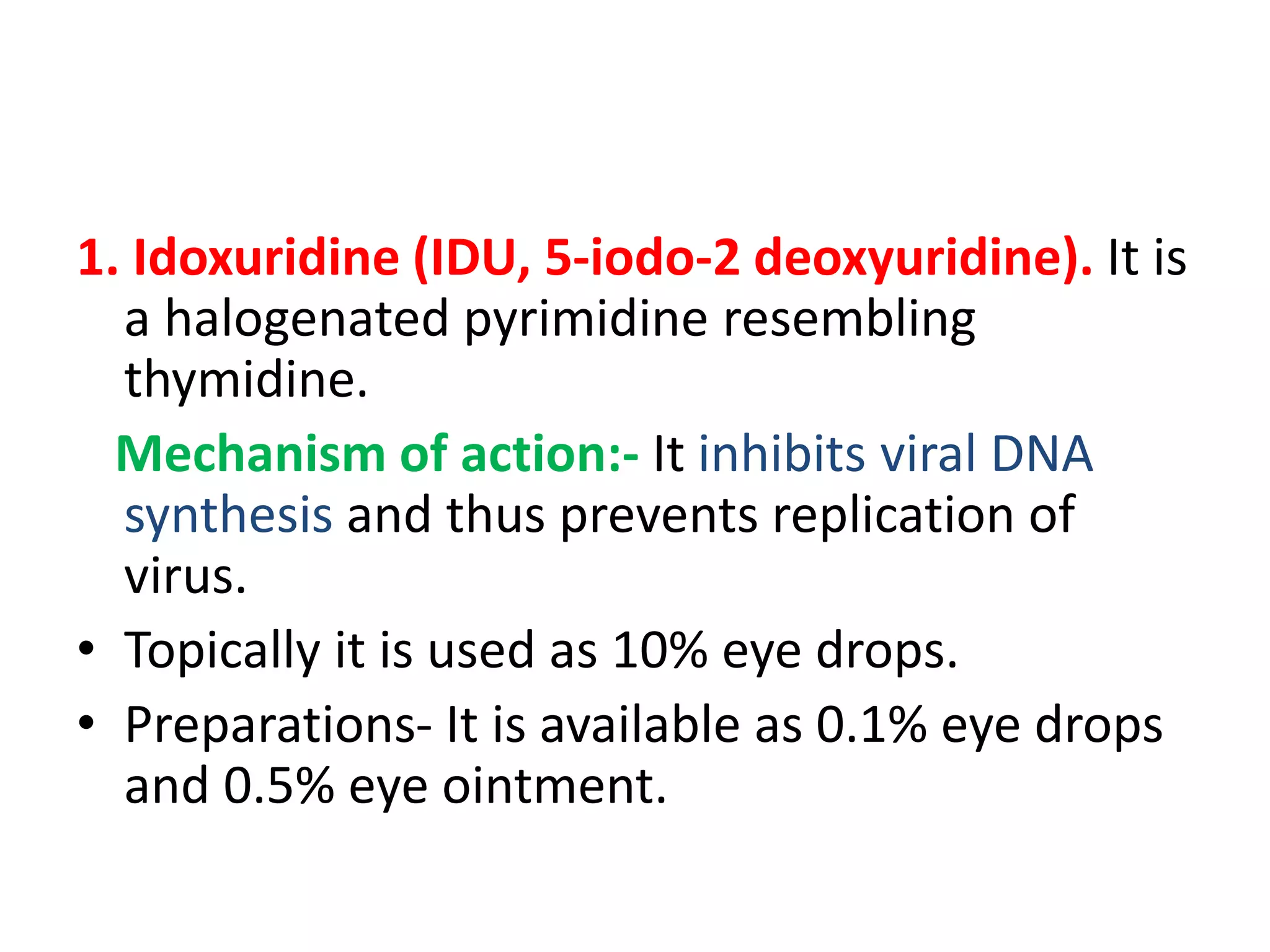 Iduronide Drugs in ophthalmology | PPTX