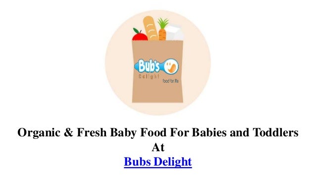 bubs baby food