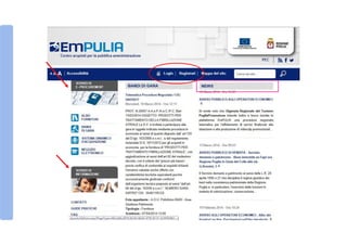 Piattaforma EmPULIA come hub regionale per l'intermediazione di beni, servizi e lavori pubblici