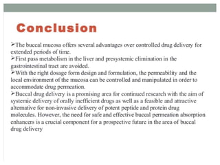 Buccal drug delivery system 