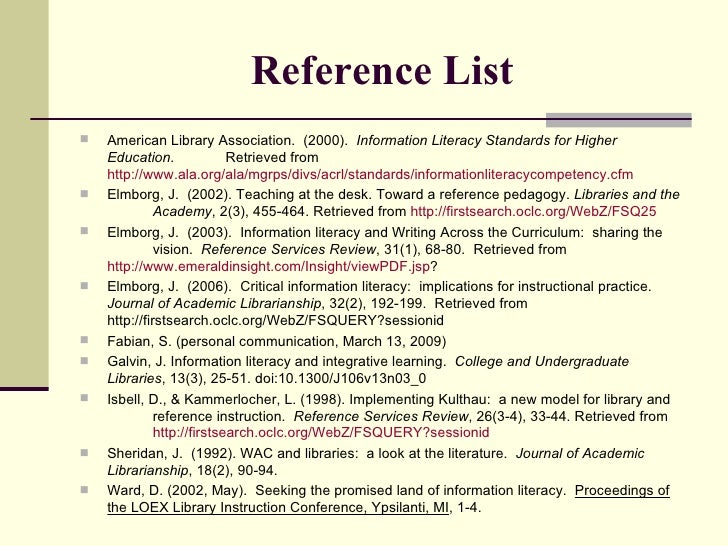 Writing Across The Curriculum and Information Literacy Across the Cur…