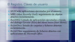 Mario Guerra - Buceando en Windows 10. Extrayendo artefactos forenses ...