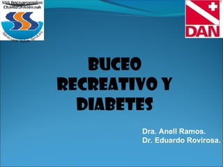 s
 ba
Su




      cu                ce
                         vi
        a tic Safe ty Ser




                                 Buceo
                              Recreativo y
                                Diabetes
                                      Dra. Anell Ramos.
                                      Dr. Eduardo Rovirosa.
 