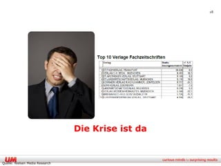 28




                                 Die Krise ist da


Quelle: Nielsen Media Research
 