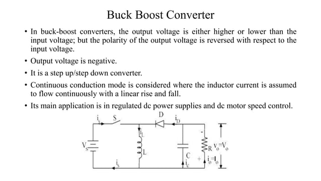 DC-DC Converters-Buck,Boost and Buck Boost | PPTX