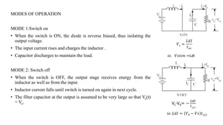 DC-DC Converters-Buck,Boost and Buck Boost | PPTX