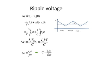 Principle and Operation of DC-DCBuck-Boost converter | PPTX