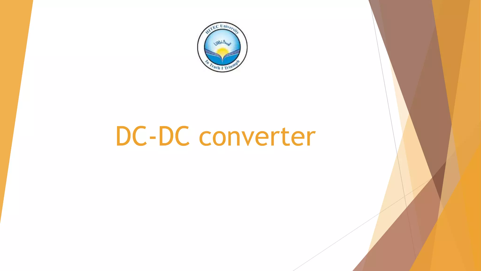 Buck converter PPT