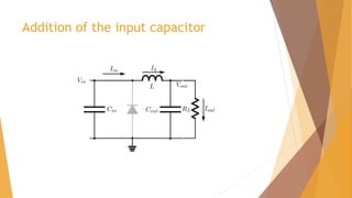 Addition of the input capacitor
 