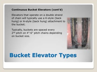 Bucket Elevator Basics: Definitions & Details | PDF