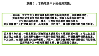 演變 5 ：木桶理論中水的使用演變。
一個木桶，首先它至少要有兩塊最牢固的木板裝成提柄，以能輕鬆提取。
這兩塊長板必須能負荷起整個木桶的重量。這就是板塊的明星效應：
光光這木桶的板都一樣長，只是說明你有這個儲水潛力，
如何發揮潛力及把它運用出來，必須要有一定的借力，運用提或拉的動作操作起來。
從木桶本身來說，一個木桶至少要有兩塊木板比其它木板更長更牢固，才可以在上面
裝上借力的提柄，在裝提柄位置的木塊要特別經得起提拉，所謂提綱挈領就是此意。
作為企業，必須要培養核心競爭優勢，以這一二點核心優勢能夠統領整個公司的發展。
否則只是作為一個光溜溜的木桶，實在困難將它提起。
 