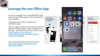 Top 20 Tips for Office 365 Productivity | PPTX