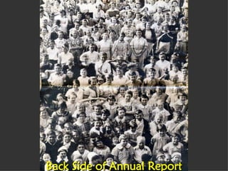 Back Side of Annual Report 