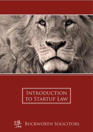 Introduction
to Startup Law
 