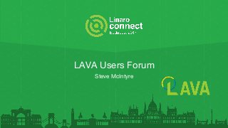 LAVA Users Forum
Steve McIntyre
 