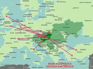 2014.10.15. BUDAI KÖZÉPISKOLA 
KÜLFÖLDI KAPCSOLATAI 15 
 