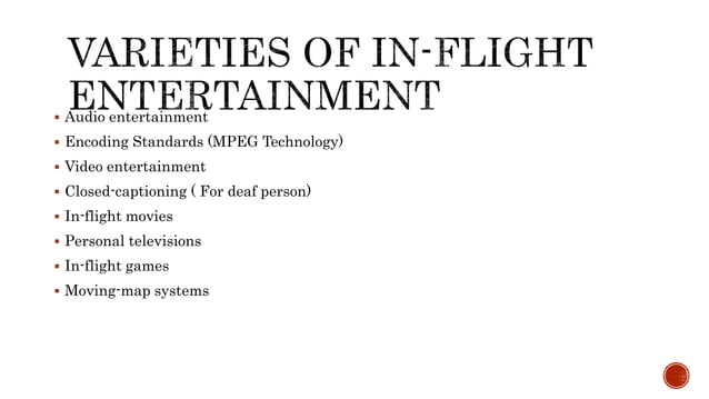 Airlines Inflight Entertainment | PPTX | Air Travel | Travel Type