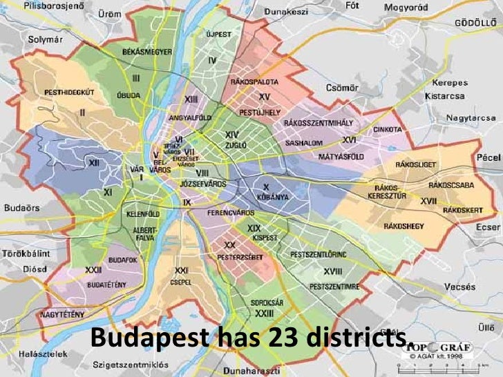 District Map Of Budapest